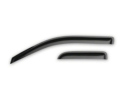 RedRock Window Deflectors; Front and Rear; Smoked (04-14 F-150 SuperCab)