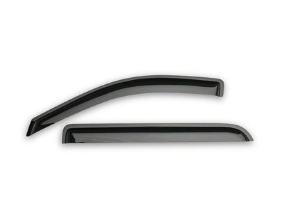 RedRock Window Deflectors; Front and Rear; Smoked (04-08 F-150 SuperCrew)
