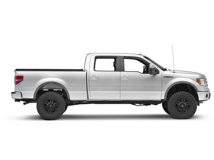 RedRock Window Deflectors; Front and Rear; Smoked (04-08 F-150 SuperCrew)