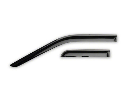 RedRock Window Deflectors; Front and Rear; Smoked (15-25 F-150 SuperCab)