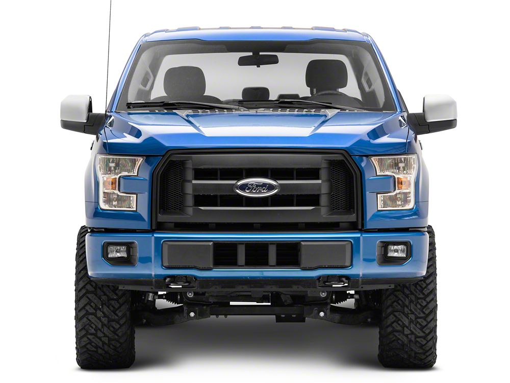 RedRock Skull Cap Replacement Mirror Covers; Chrome (15-20 F-150 w/ Standard Mirrors)