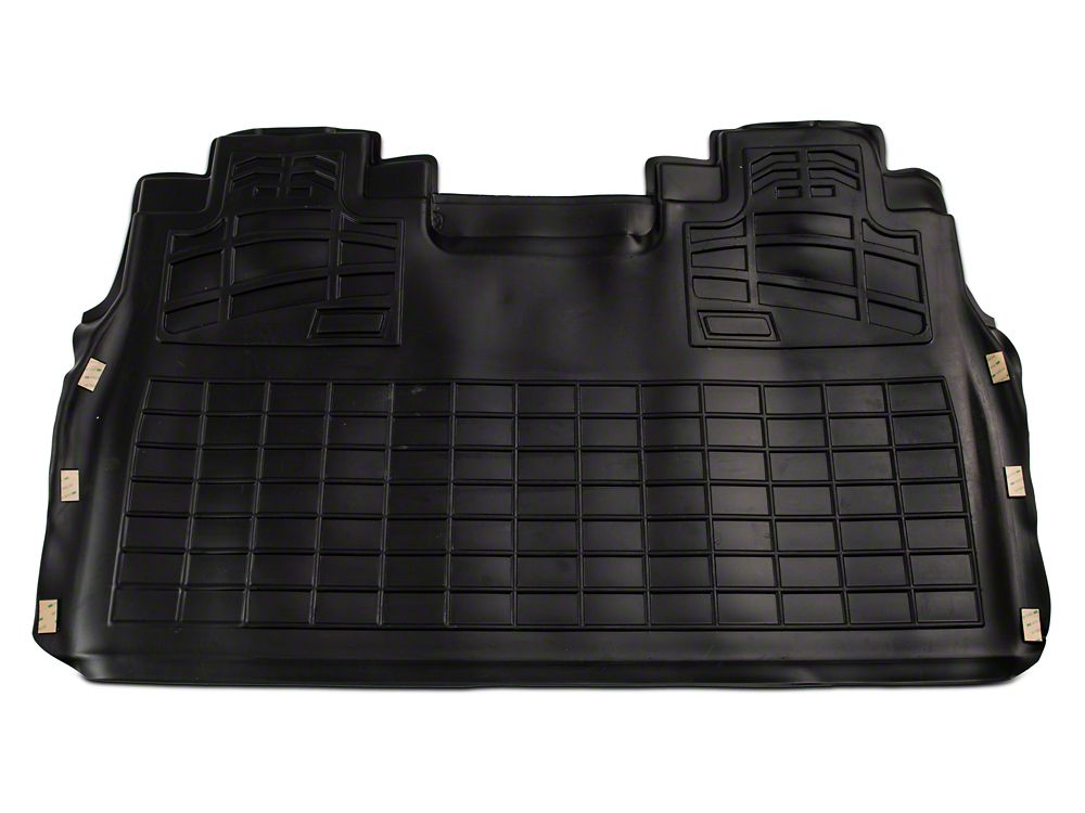RedRock Sure-Fit Front and Second Row Floor Liners; Black (15-25 F-150 SuperCrew)