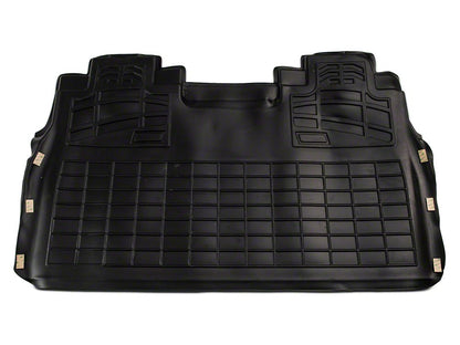 RedRock Sure-Fit Front and Second Row Floor Liners; Black (15-25 F-150 SuperCrew)
