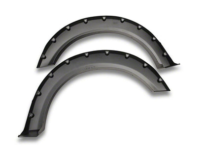 RedRock Pocket Style Fender Flares; Textured Black (04-08 F-150 Styleside)
