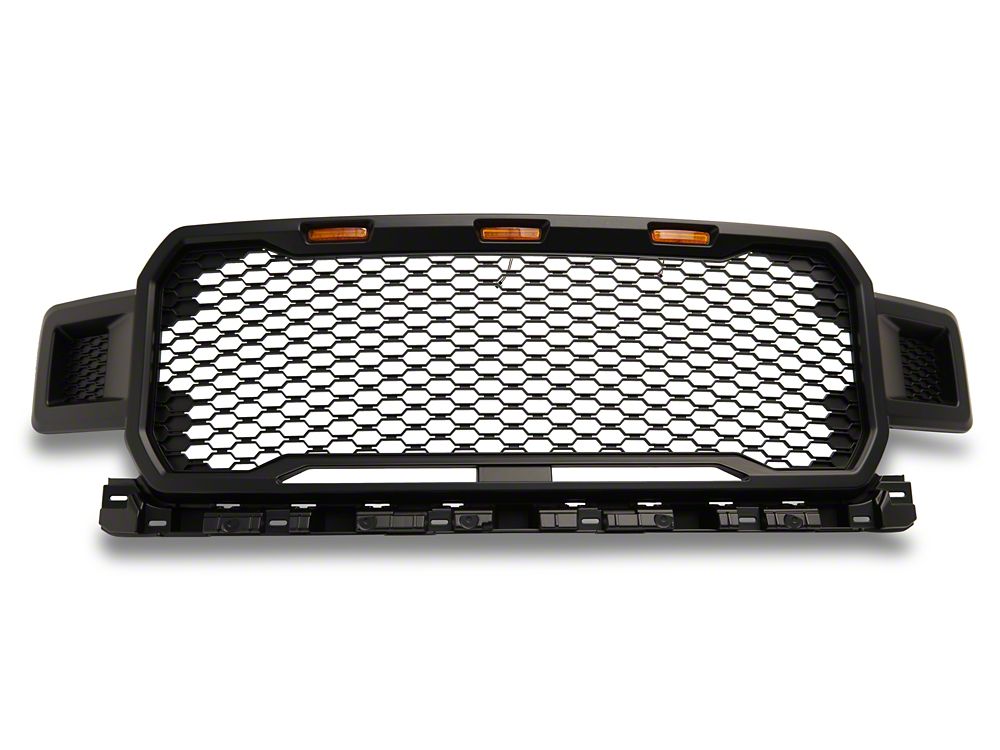 RedRock Baja Upper Replacement Grille with LED Lighting (18-20 F-150, Excluding Raptor)