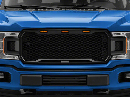 RedRock Baja Upper Replacement Grille with LED Lighting (18-20 F-150, Excluding Raptor)