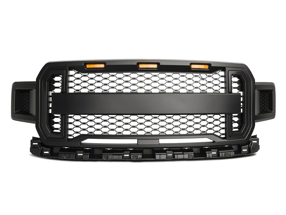 RedRock Baja Upper Replacement Grille with LED Lighting and DRL (18-20 F-150, Excluding Raptor)