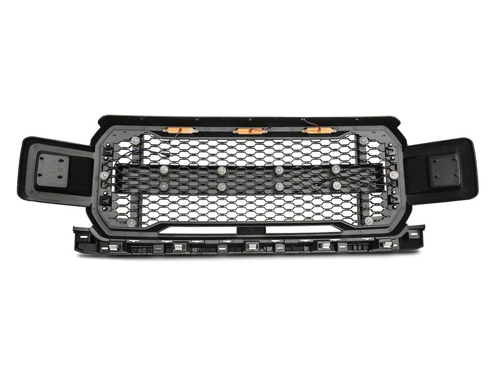 RedRock Baja Upper Replacement Grille with LED Lighting and DRL (18-20 F-150, Excluding Raptor)
