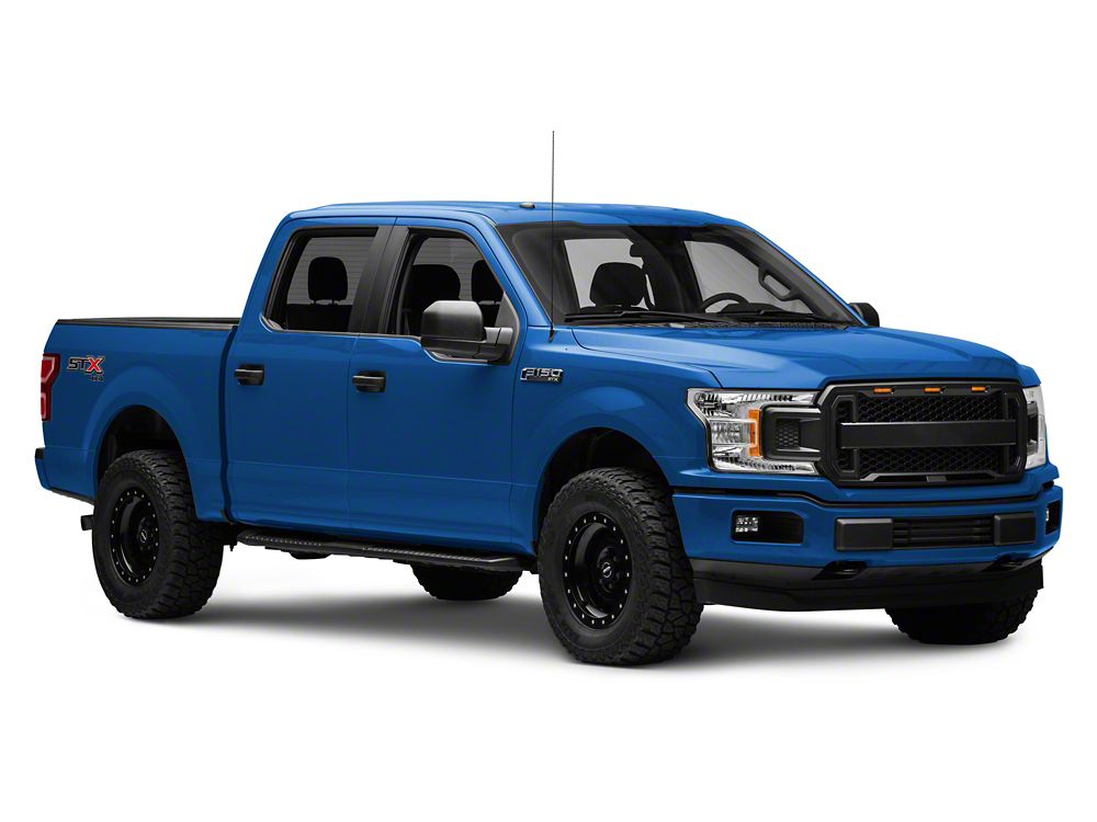 RedRock Baja Upper Replacement Grille with LED Lighting and DRL (18-20 F-150, Excluding Raptor)