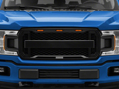 RedRock Baja Upper Replacement Grille with LED Lighting and DRL (18-20 F-150, Excluding Raptor)