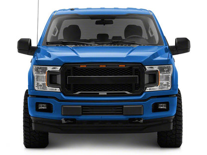 RedRock Baja Upper Replacement Grille with LED Lighting and DRL (18-20 F-150, Excluding Raptor)