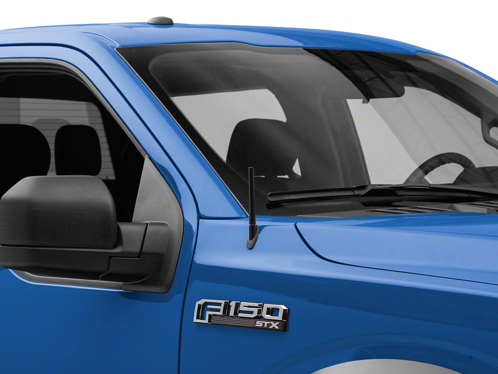 RedRock Short Billet Black Antenna; 5-Inch (97-25 F-150)