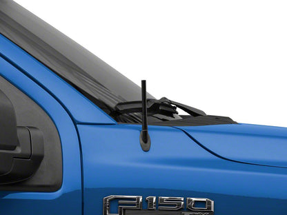 RedRock Short Billet Black Antenna; 5-Inch (97-25 F-150)