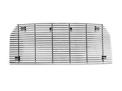 RedRock Modern Billet Upper Grille Replacement; Polished (15-17 F-150, Excluding Raptor)