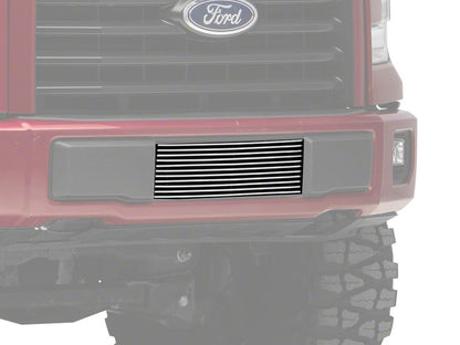 RedRock Modern Billet Lower Grille Insert; Polished (15-17 F-150, Excluding Raptor)