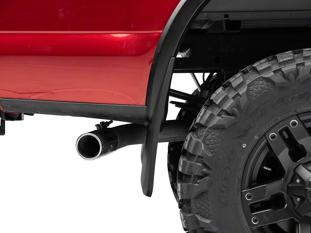 RedRock Custom Molded Mud Guards for OE Fender Flares; Front and Rear (15-20 F-150 w/ OE Fender Flares, Excluding Raptor)