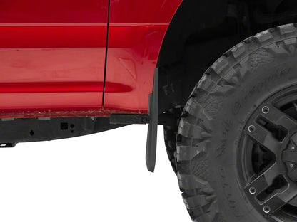 RedRock Custom Molded Mud Guards for No Fender Flares; Front and Rear (15-20 F-150 w/o OE Fender Flares)