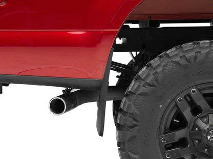 RedRock Custom Molded Mud Guards for No Fender Flares; Front and Rear (15-20 F-150 w/o OE Fender Flares)