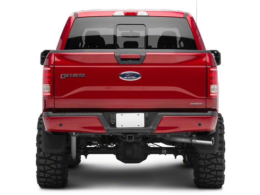 RedRock Custom Molded Mud Guards for No Fender Flares; Front and Rear (15-20 F-150 w/o OE Fender Flares)