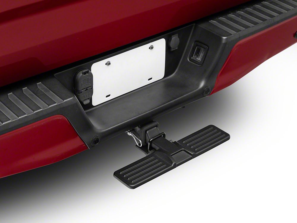 RedRock Cast Aluminum Receiver Hitch Step; Black (Universal; Some Adaptation May Be Required)