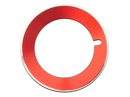 RedRock Billet Aluminum Headlight Knob Cover; Red (15-20 F-150)