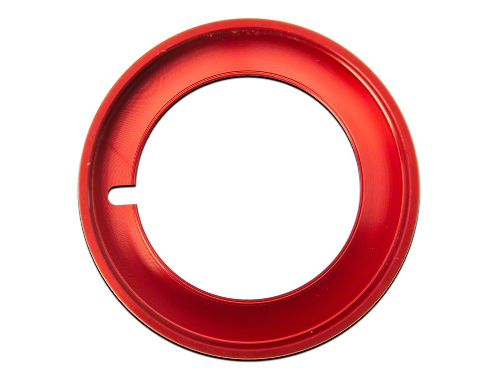 RedRock Billet Aluminum Headlight Knob Cover; Red (15-20 F-150)