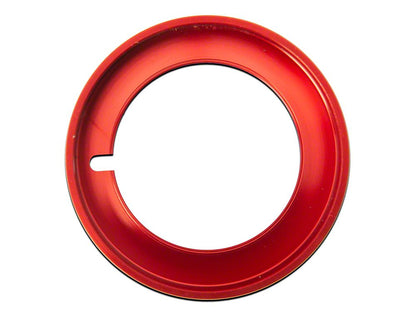 RedRock Billet Aluminum Headlight Knob Cover; Red (15-20 F-150)