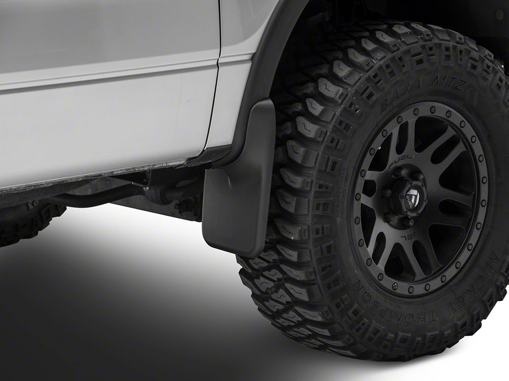 RedRock Mud Flaps; Front and Rear (04-14 F-150 w/ OE Fender Flares ...