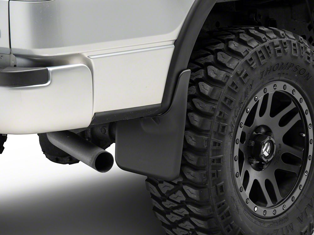RedRock Mud Flaps; Front and Rear (04-14 F-150 w/ OE Fender Flares)