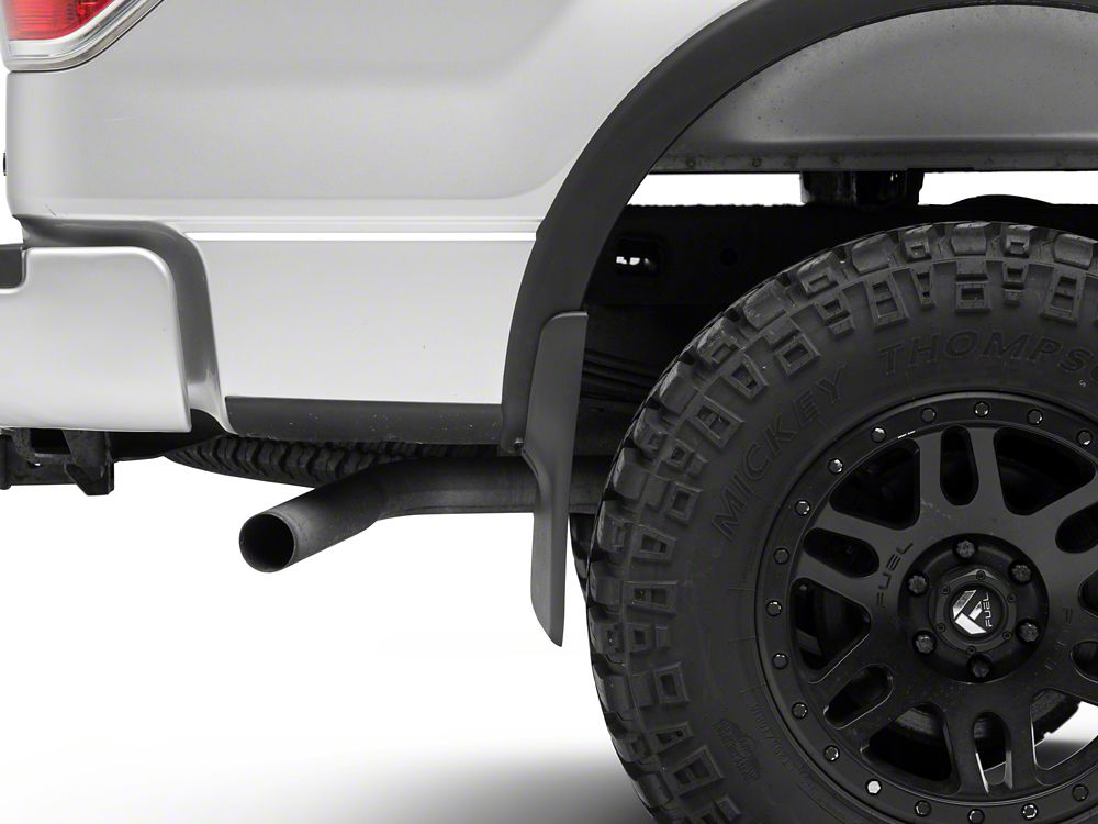 RedRock Mud Flaps; Front and Rear (04-14 F-150 w/ OE Fender Flares)