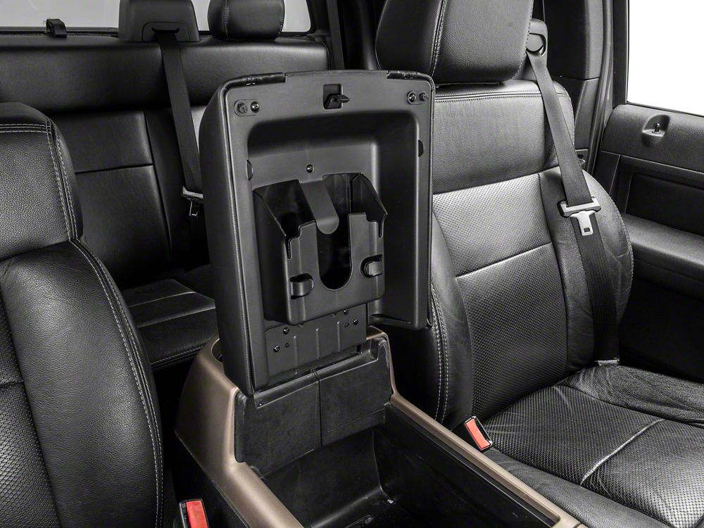 RedRock Replacement Center Console Lid; Black (04-08 F-150)
