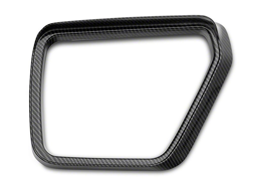 RedRock Side Mirror Trim; Carbon Fiber (21-25 F-150)