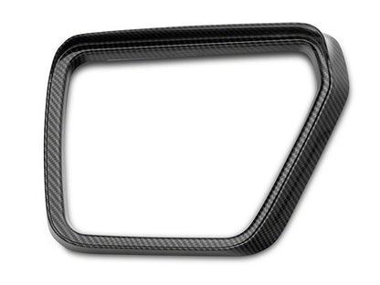 RedRock Side Mirror Trim; Carbon Fiber (21-25 F-150)