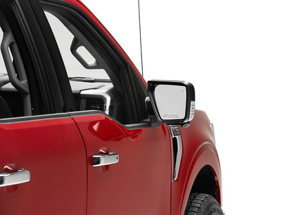 RedRock Side Mirror Trim; Carbon Fiber (21-25 F-150)