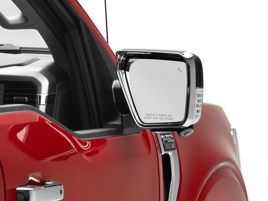 RedRock Side Mirror Trim; Chrome (21-25 F-150)