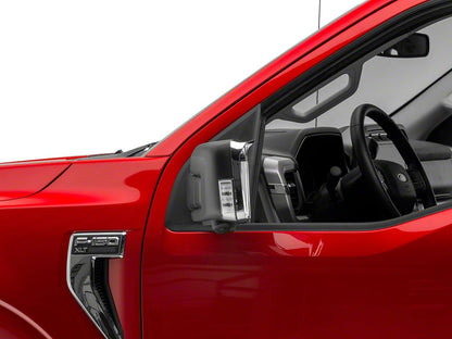 RedRock Side Mirror Trim; Chrome (21-25 F-150)