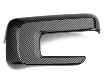 RedRock Side View Mirror Trim; Carbon Fiber (21-25 F-150)