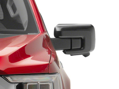 RedRock Side View Mirror Trim; Carbon Fiber (21-25 F-150)