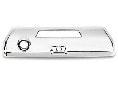 RedRock Tailgate Handle Cover; Chrome (21-25 F-150 w/ Power Fold-Down Tailgate)
