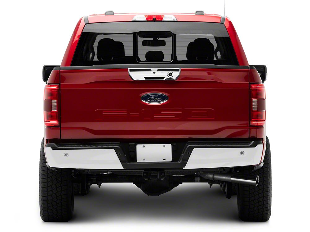 RedRock Tailgate Handle Cover; Chrome (21-25 F-150 w/ Power Fold-Down Tailgate)