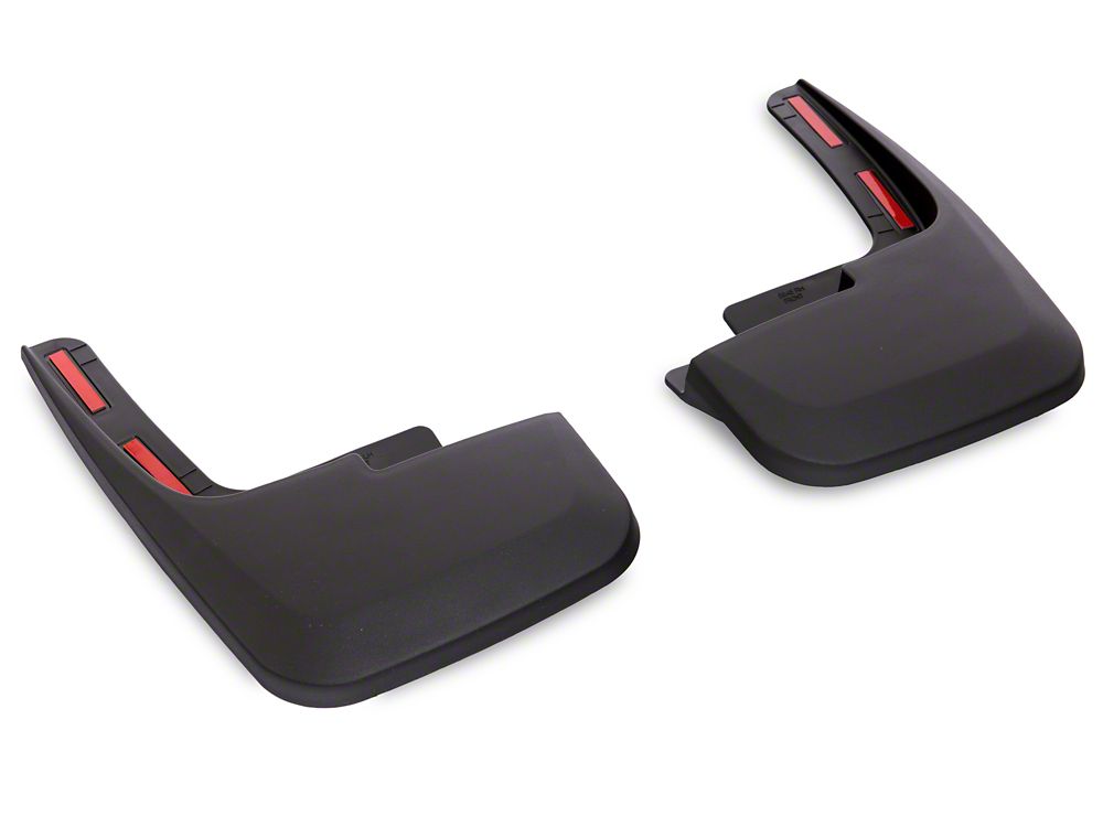 RedRock Molded Mud Guards; Front and Rear (15-20 F-150 w/ OE Fender Flares)