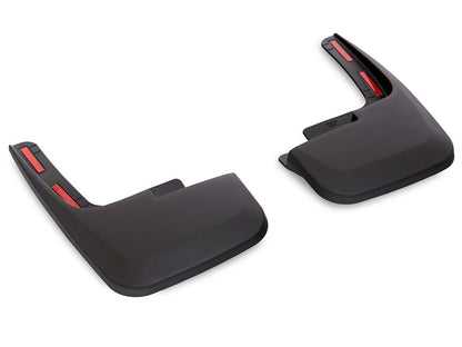 RedRock Molded Mud Guards; Front and Rear (15-20 F-150 w/ OE Fender Flares)