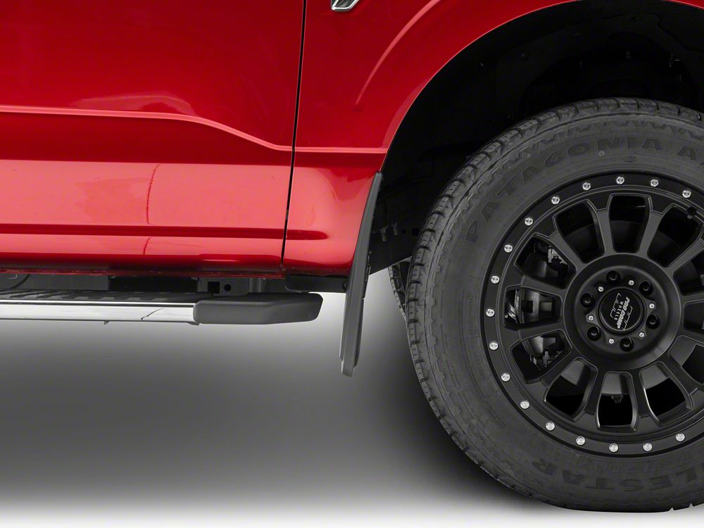 RedRock Molded Mud Guards; Front and Rear (21-25 F-150, Excluding Raptor)
