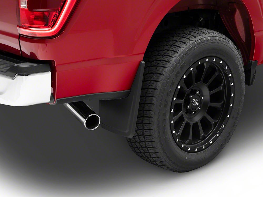 RedRock Molded Mud Guards; Front and Rear (21-25 F-150, Excluding Raptor)