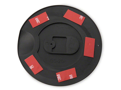 RedRock Fuel Door Cover; Matte Black (04-08 F-150 Styleside)