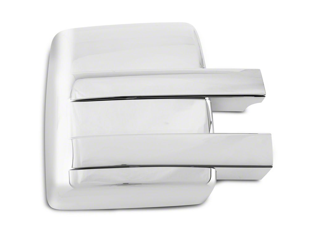 RedRock Full Towing Mirror Covers; Chrome (09-14 F-150)