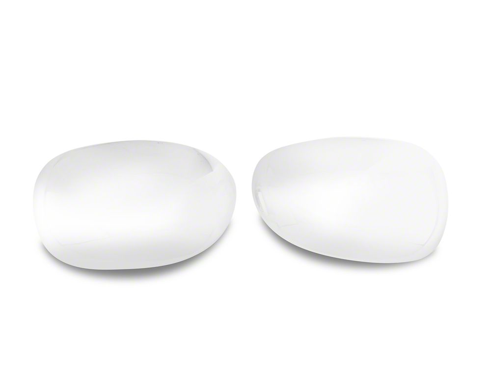 RedRock Mirror Covers; Chrome (97-03 F-150)