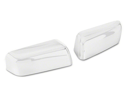 RedRock Top Half Mirror Covers; Chrome (04-08 F-150)