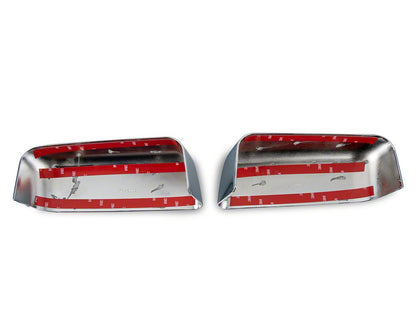 RedRock Top Half Mirror Covers; Chrome (04-08 F-150)