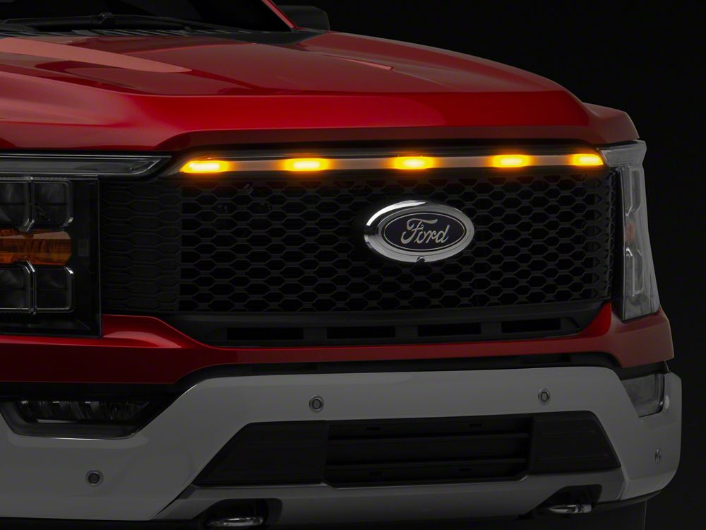 RedRock Upper Replacement Grille with DRL (21-23 F-150, Excluding Raptor & Tremor)